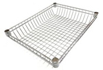 Wire Chrome  Basket (46x61cm)